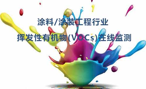 涂料/涂裝行業揮發性有機物（VOCs）在線監測應用方案